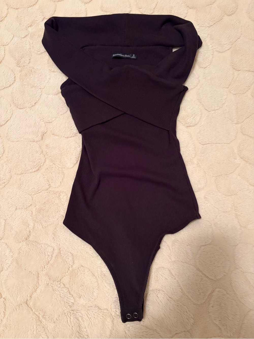 Abercrombie & Fitch women’s Black One-Piece Bodysuit
